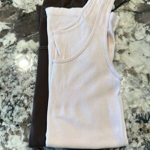 J.Crew ribbed tanks.